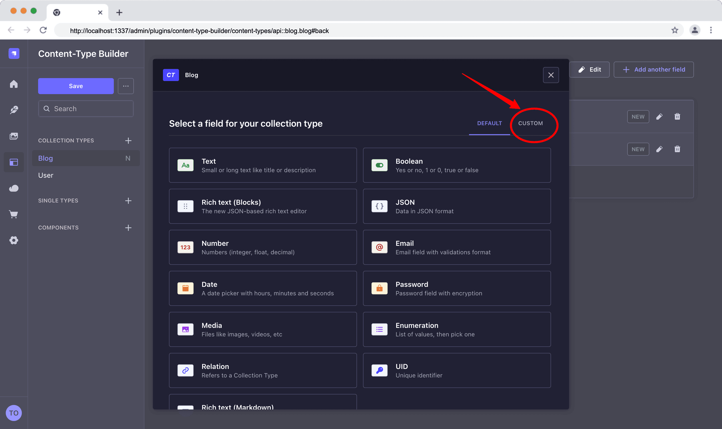 click custom tab.png